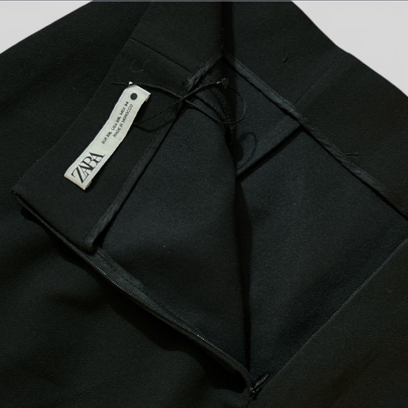 Zara Woman’s Black Twill Mini skirt size XXL - Picture 7 of 8